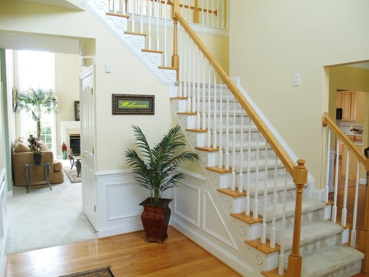 Clean home entryway