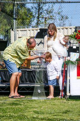 Celebrating the gift of Holy Baptism on Easter! We were thankful to baptize this entire family.