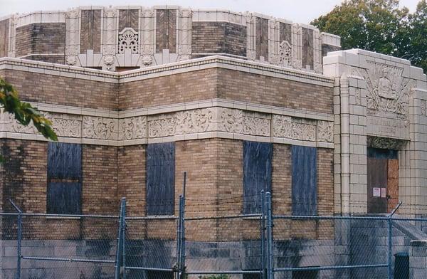 The Tulsa Fire Alarm building crying, before the American Lung Association bought it.