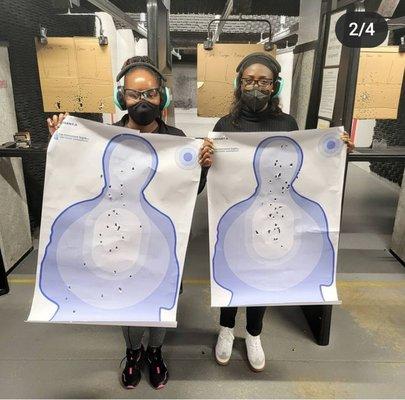 Lifeline Firearms DMV Students after completing Qualification rounds.