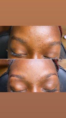 Eyebrow threading