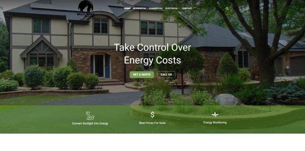 Wolf River Electric Web Design