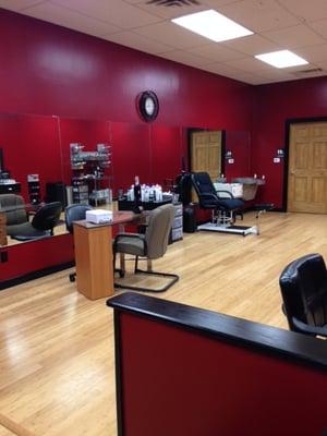 Manicure and pedicure area.