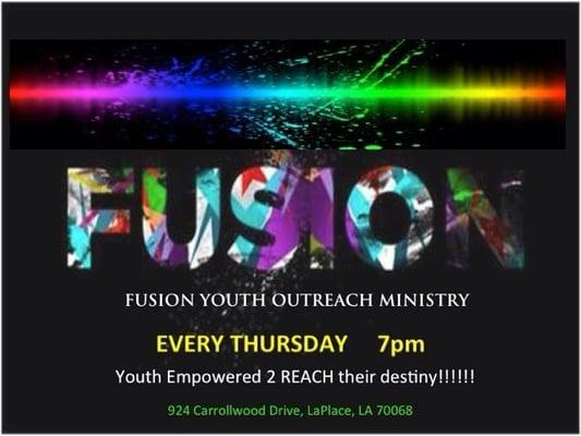 FUSION MEETS EVERY 7pm NIGHTLY Thursday