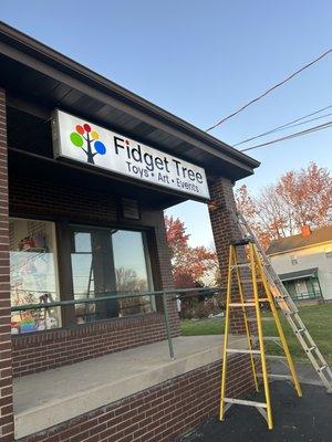 Store Front outside LED Sign