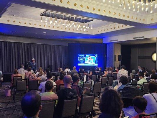 Mister Barry performing his magic & comedy show at the Capitol Hilton