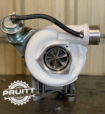 Upgrade turbocharger for a LB7 Duramax