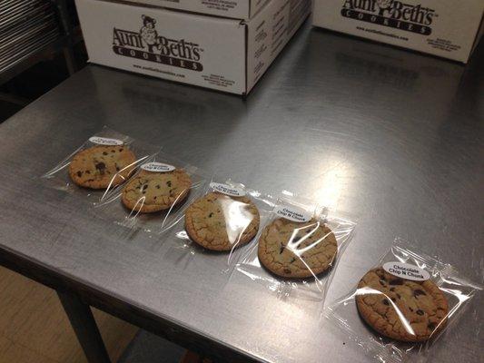 We do both in bulk and individually wrapped cookies.