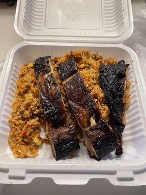 Spare Ribs & Pork fried rice