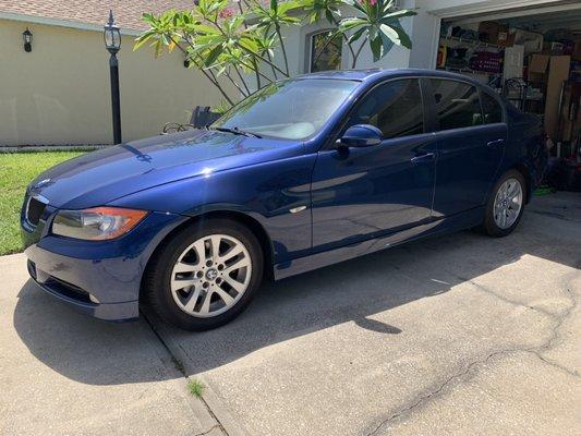 bmw detailed at house in melbourne, fl