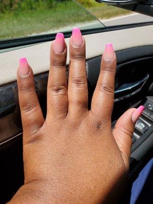 Nails after salon