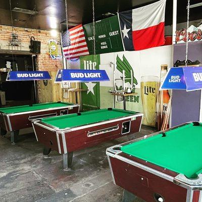 Pool tables