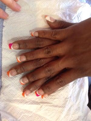 3-4colors solar nails