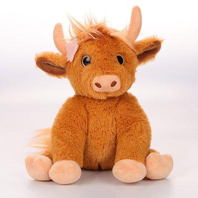 Cute Highland cow plush animals of all types