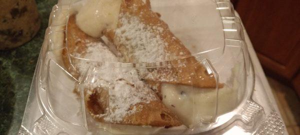 Homemade Cannoli. Really good.