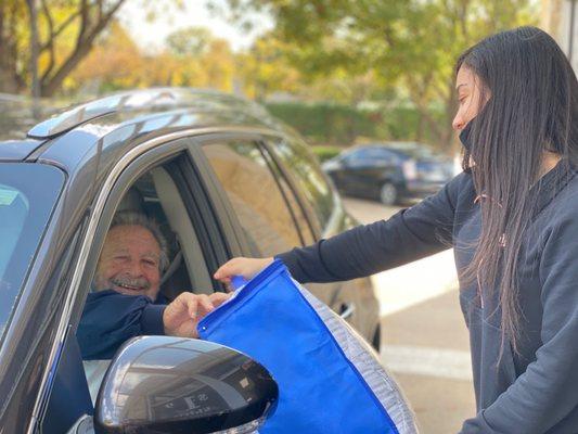 Curbside pickup and drop off!