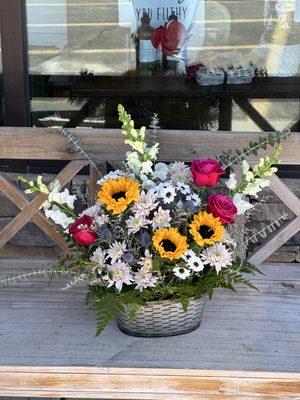 Floral Arrangement in Container