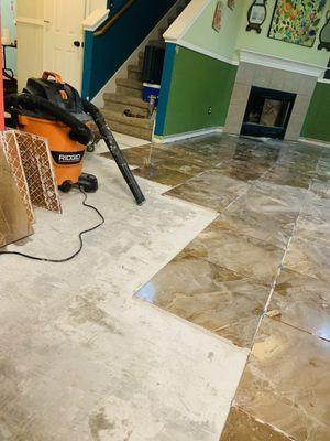 installing new flooring