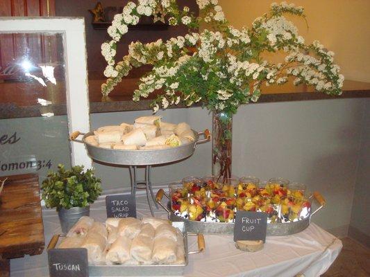 Rustic Themed Bridal Shower