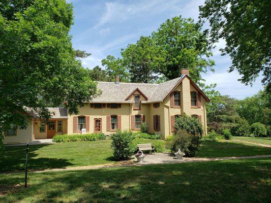 Exterior of the Wildwood Historic Home. Tours are led by staff dressed in early century costumes.