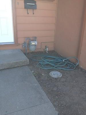 Fast plumbing installed this new clean out box in my front yard. It looks great!