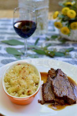 Brisket and Mac n Cheese