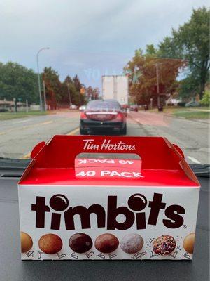 40-piece Timbits Pack.