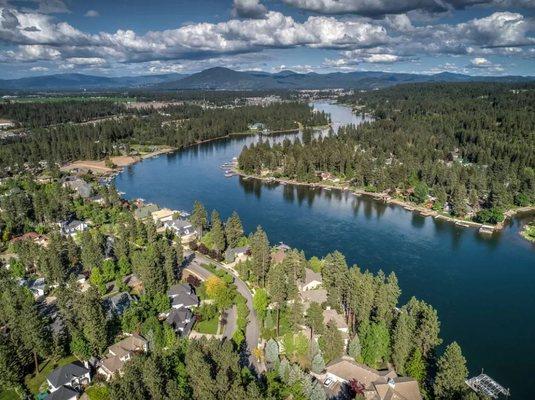 Riverside Harbor Drive- just one example of North Idaho's stunning scenery.