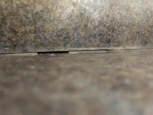 Hole in counter top