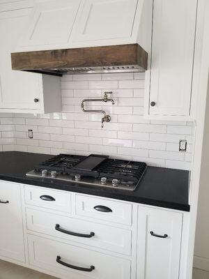 Pot filler in kitchen remodel