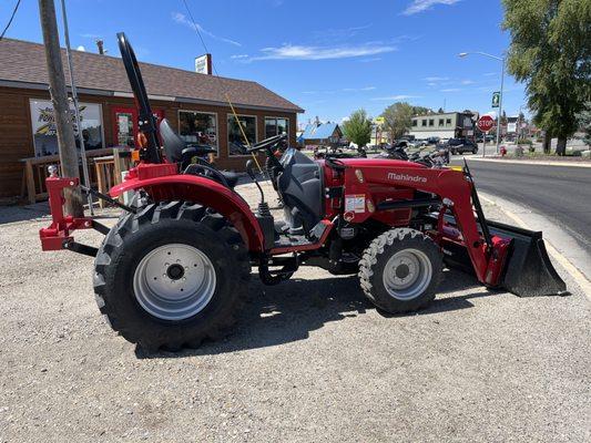 We sell Mahindra tractors!