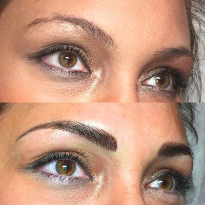 Before and After Microblading