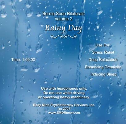 EMDR Inspired Bilateral Music CD Vol. 2 - Rainy Day - Available for purchase