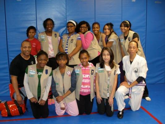 Girl Scouts Self-defense seminar