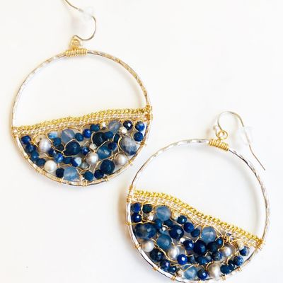 Chloe Hoop Lapis