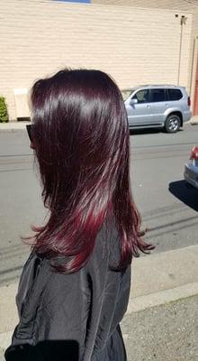 Gorgeous Violet Red at Salon L by Lisha