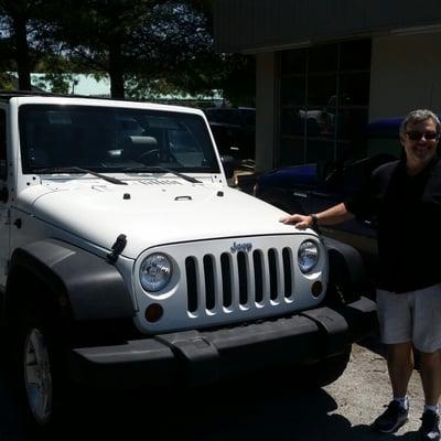 Congratulations Steve Lawry on the purchase of your 2009 Jeep Wrangler!! Thank you for driving from Spring Hill, TN