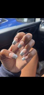 My nails when I left the shop.