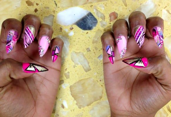 Stiletto nails-10 nail design