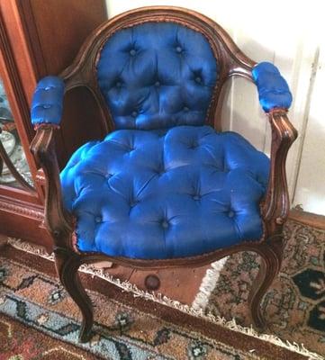 A rescued and refurbished chair!