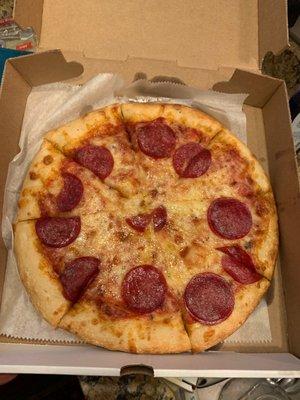 Beef Pepperoni pizza