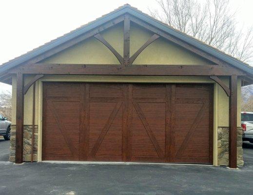 Canyon Ridge Walnut Finish Wood Grain Steelback