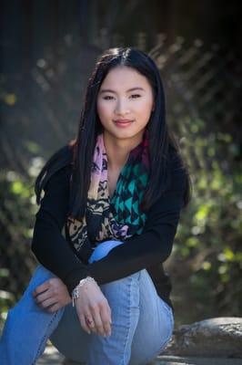 Bring a variety of accessories and outfits for different looks in your senior portrait by Kat Mack Photography