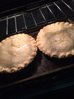 Granny Smith Apple Pies baked fresh!