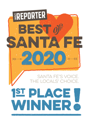 2020 First Place Winner  in the Santa Fe Reporter's annual readers' voting for 20 years in a row!