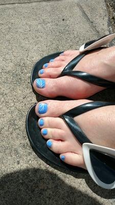 Love My Pedicure !!! Thank you Amy !!!