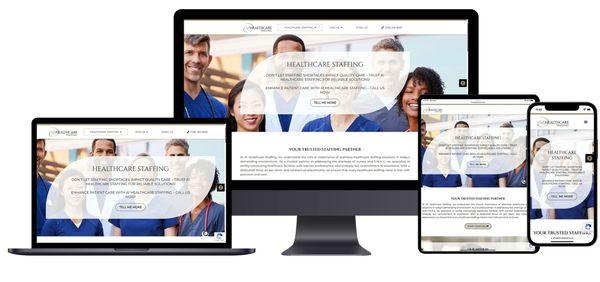 Website for A1 Healthcare Staffing by Known Digital Marketing.  #getfoundbeknown #knowndigitalmarketing #websites