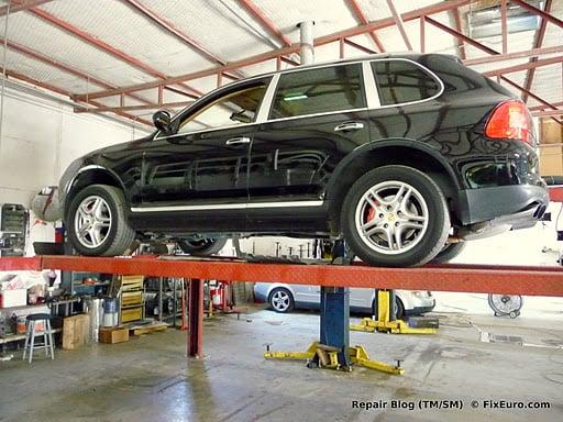 Inside the Repair Area in the Shop