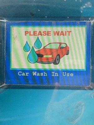 Faulty car wash except for when it takes your money, that part works