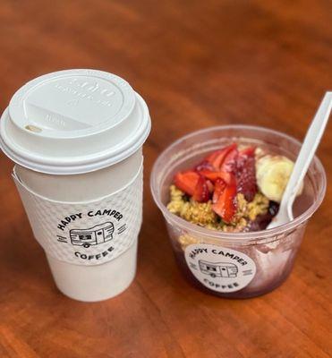 So many extraordinary events are happening in town today! Shout out to The Happy Camper Coffee for the fantastic bowls!